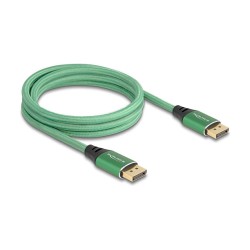 DELOCK DisplayPort Kabel 16K 60 Hz 2m grun Metall — Buy in Cyprus with Fast Delivery