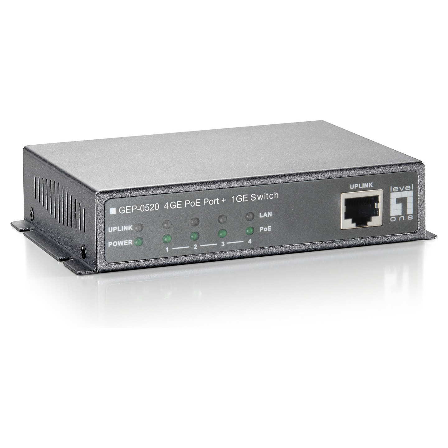 Switch 5x GE GEP-0520 61.6W 4xPoE+ — Buy in Cyprus with Fast Delivery