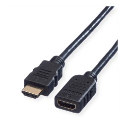 VALUE HDMI High Speed Verlngerungskabel mit Ethernet ST-BU 2m — Buy in Cyprus with Fast Delivery