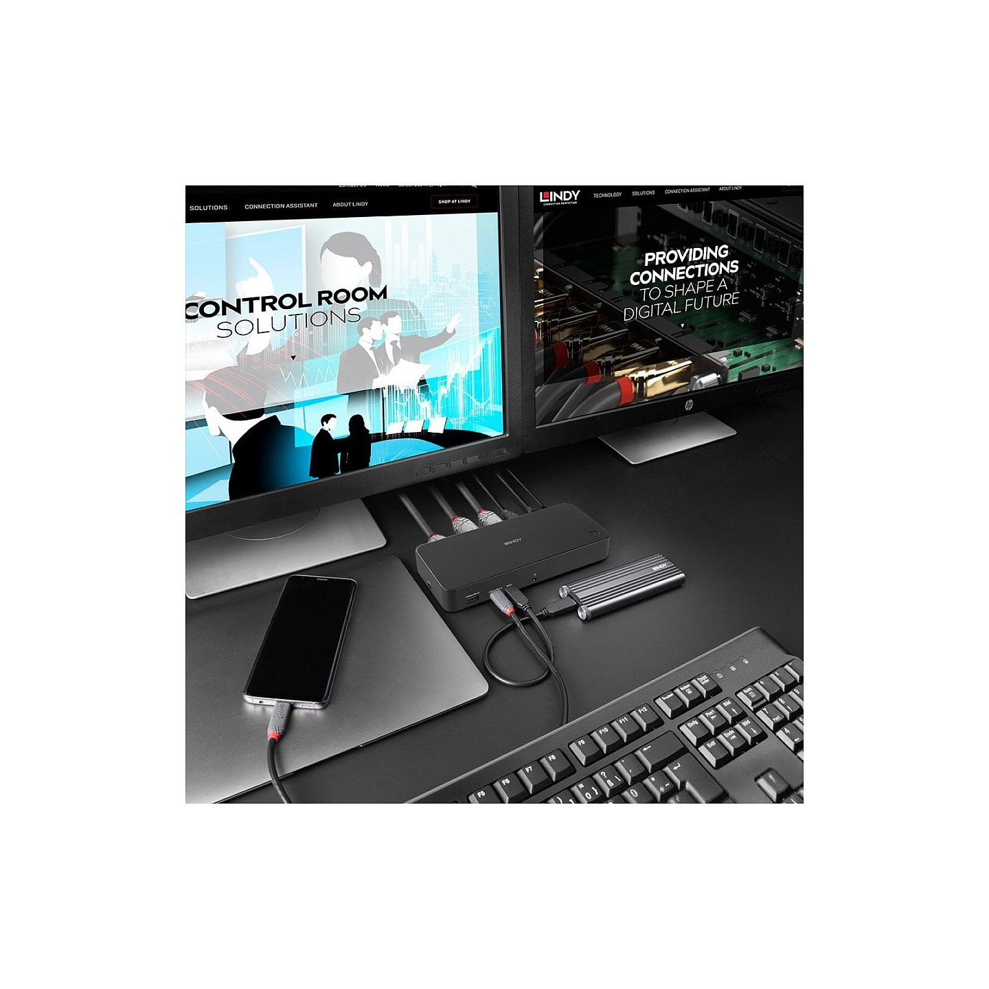 LINDY DST-Pro UniversalDock USB 3.2 Typ C&A Hybrid Laptop DP — Buy in Cyprus with Fast Delivery