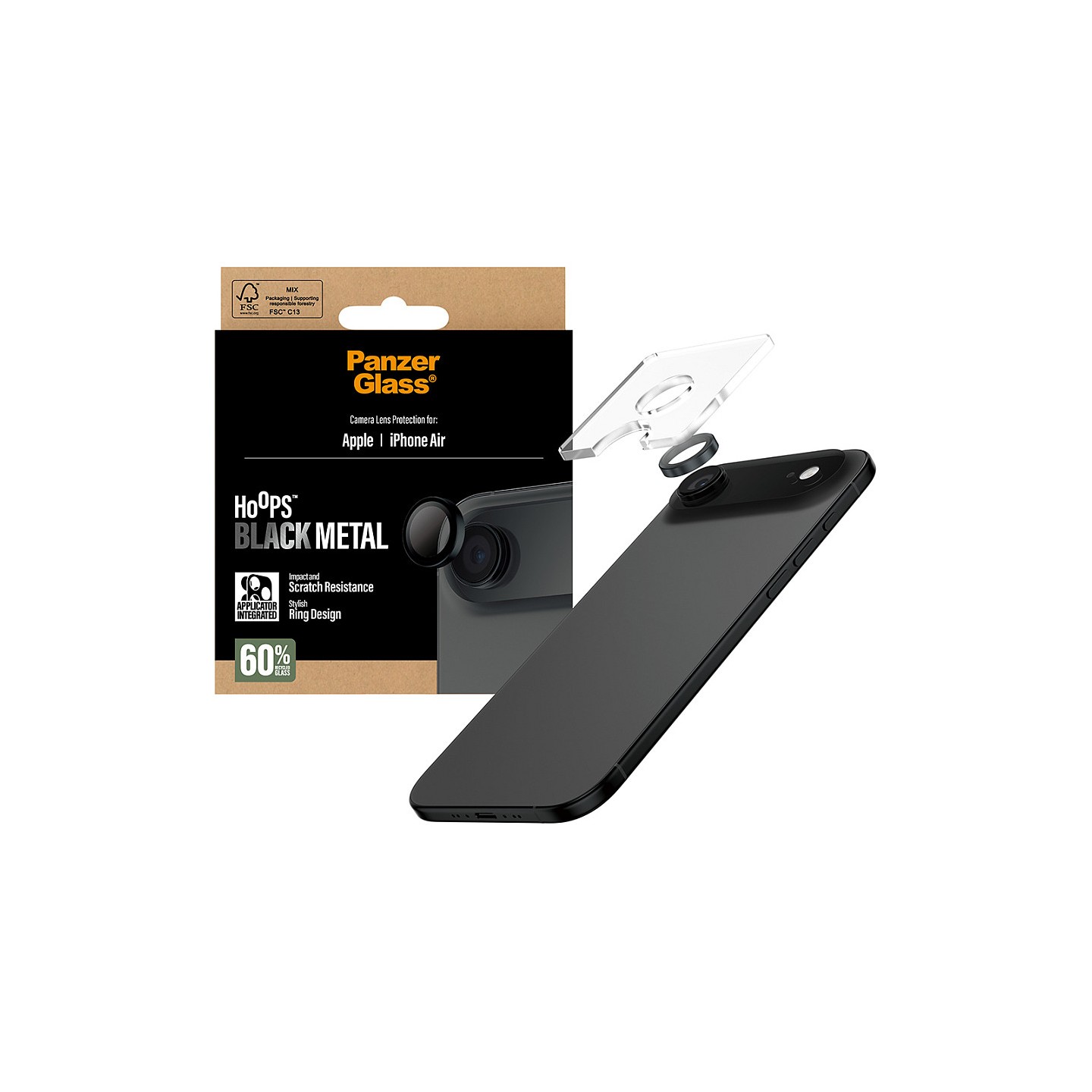 PanzerGlass Hoops black iPhone Air — Buy in Cyprus with Fast Delivery
