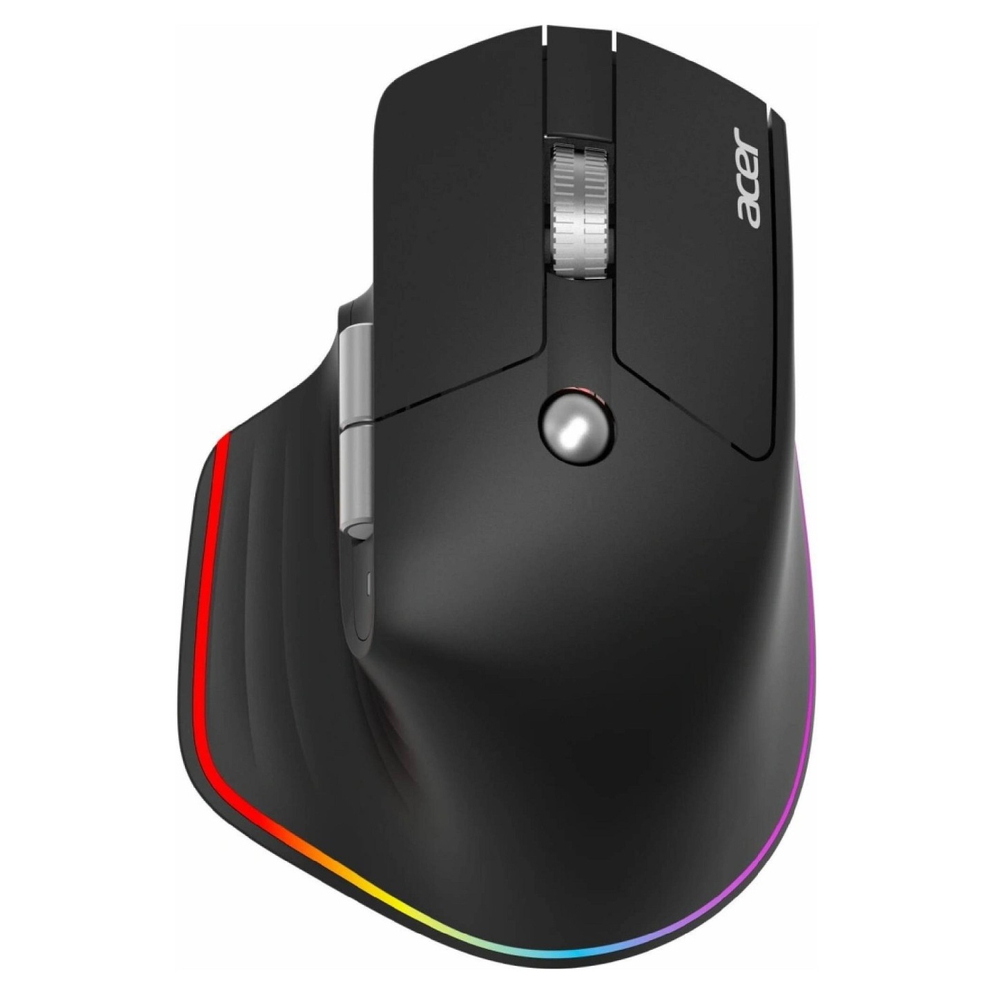Acer Easy Fit - Maus - ergonomisch - optische LED - 6 Tasten - kabellos - 2.4 GHz. Bluetooth 5.0 - kabelloser Empfäng...