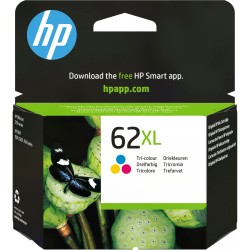 Buy HP 62XL Tri-Color Original Ink Cartridge - C2P07AE - Cyan, Magenta, Yellow, ... in Cyprus, Nicosia, Limassol, Larnaka, Pafos
