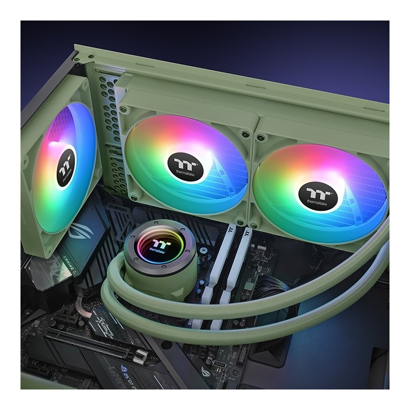 Buy Thermaltake TH280 V2 ARGB AIO Liquid Cooler - 280mm (2x140mm) PWM Fans - Mat... in Cyprus, Nicosia, Limassol, Larnaka, Pafos