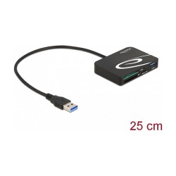Delock Card Reader für XQD SD Micro SD Speicherkarten + USB Typ-A Port — Buy in Cyprus with Fast Delivery