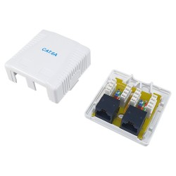 Equip Aufputzdose Cat6A 2-Port 2x RJ45 UTP — Buy in Cyprus with Fast Delivery