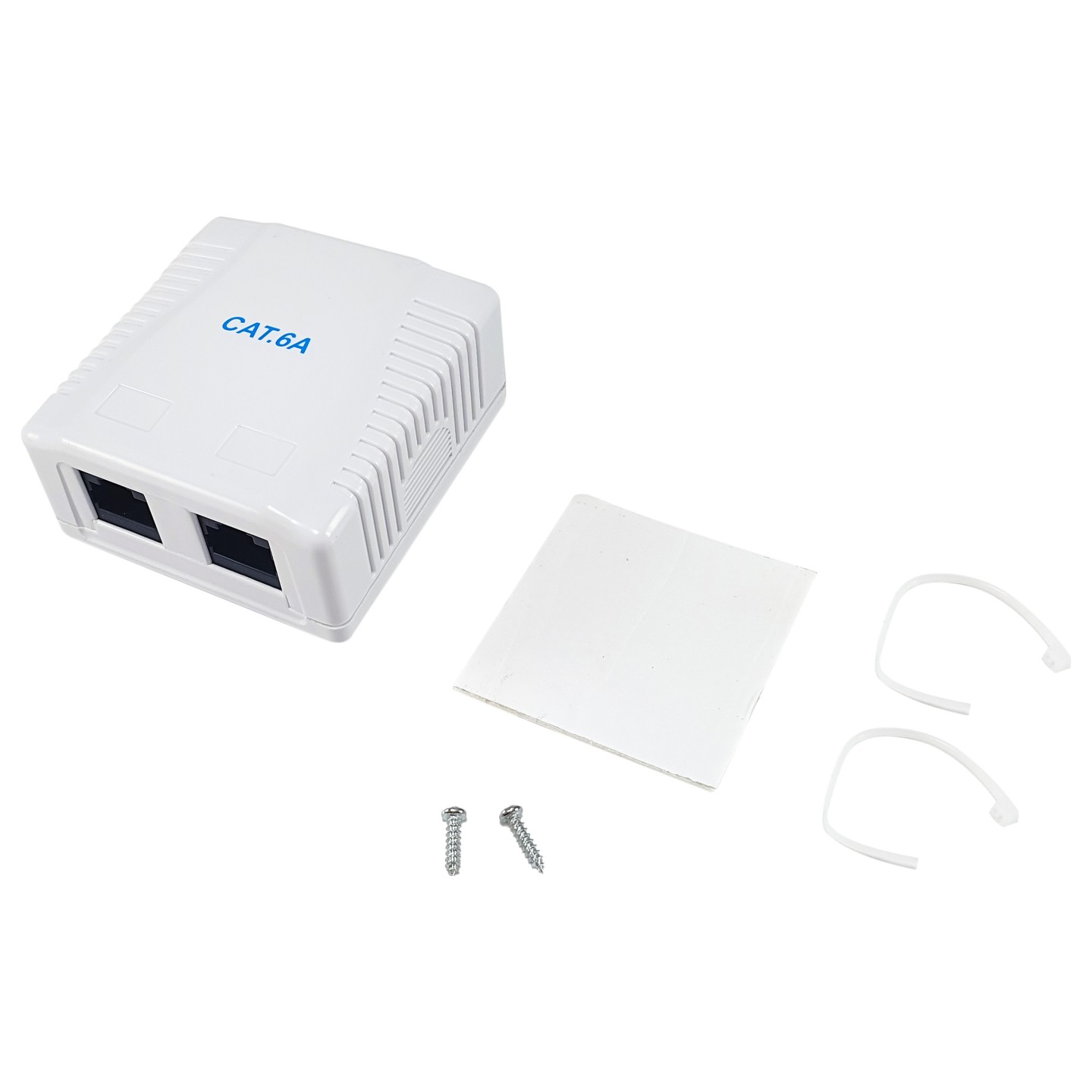 Equip Aufputzdose Cat6A 2-Port 2x RJ45 UTP — Buy in Cyprus with Fast Delivery