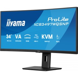 iiyama ProLite XCB3497WQSNP-B1 34" 3440x1440 120Hz VA Curved USB-C KVM (Boxed) — Buy in Cyprus with Fast Delivery