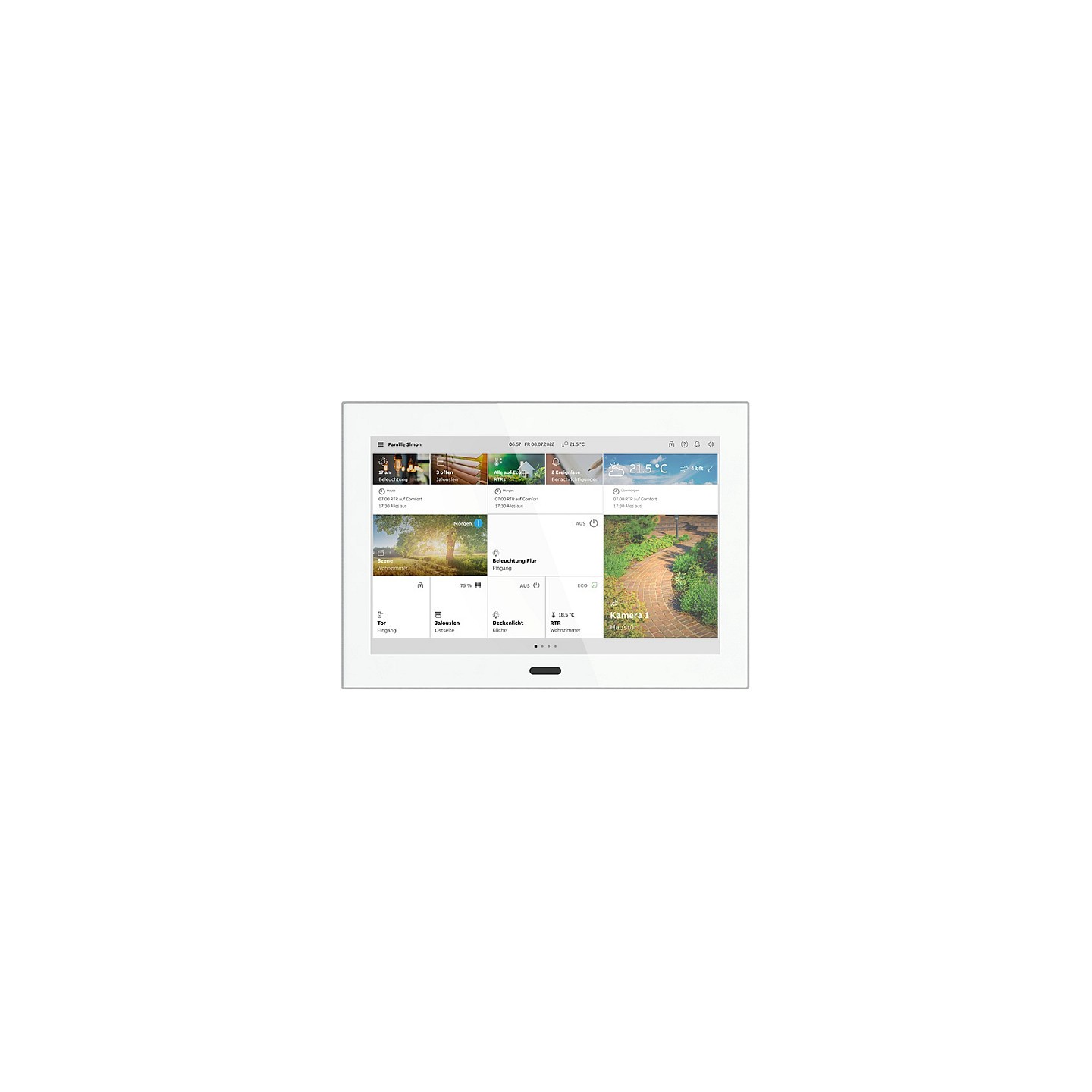 BUSCH JAEGER BJ ST U10.1.11-811 ST U10.1.11-811 SmartTouch 10 Weiß Stahl — Buy in Cyprus with Fast Delivery
