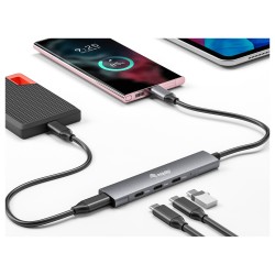 Equip USB-Hub 4-Port 3.2 C- to 4x3.0 5Gbps o.Netzteil gr — Buy in Cyprus with Fast Delivery