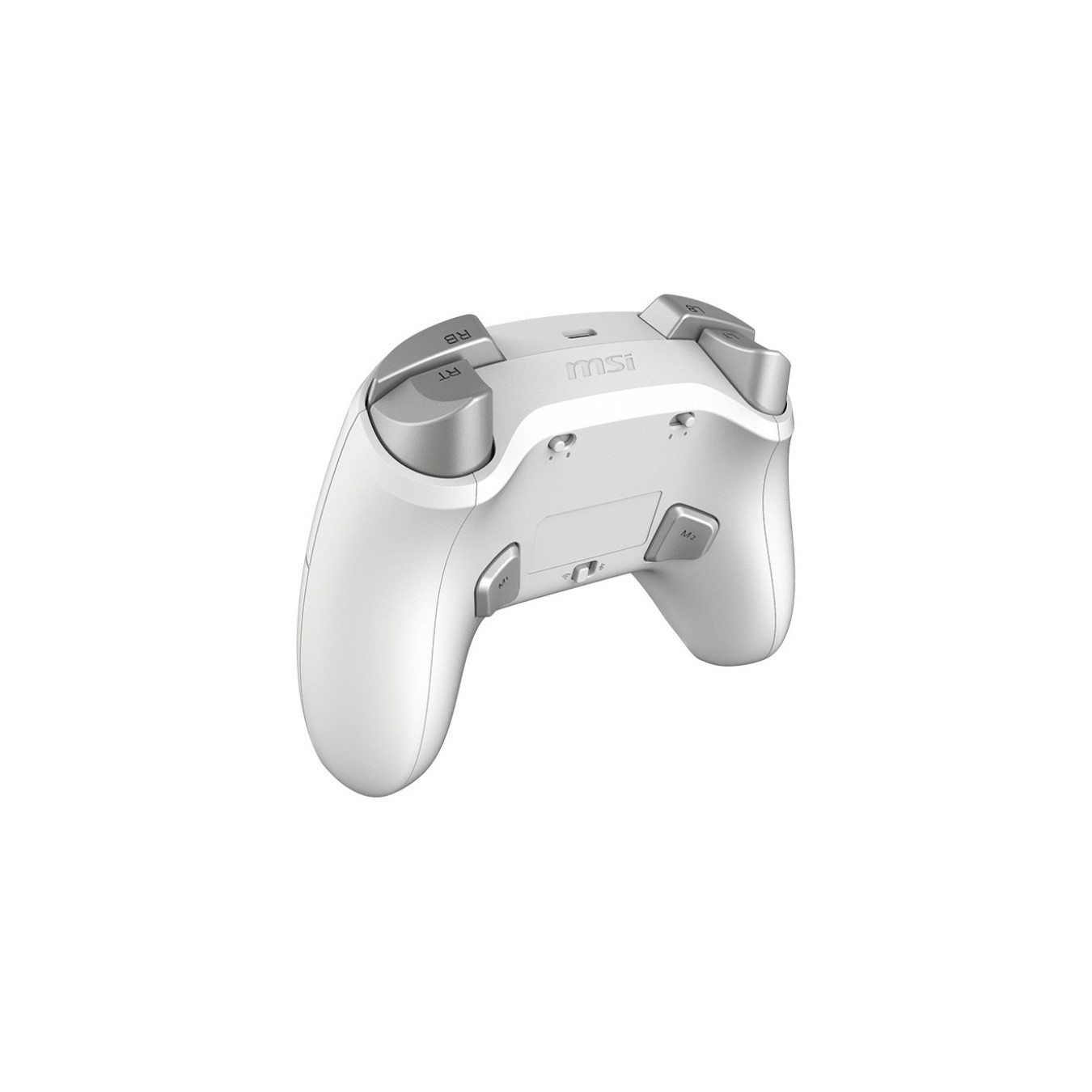 MSI Force GC300 W - Wireless White Gamepad for PC & Android, 2.4GHz + Wired USB, 20h Battery