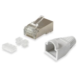 Equip Stecker RJ45 Cat6 100STK mit Knickschutz u. Einf — Buy in Cyprus with Fast Delivery