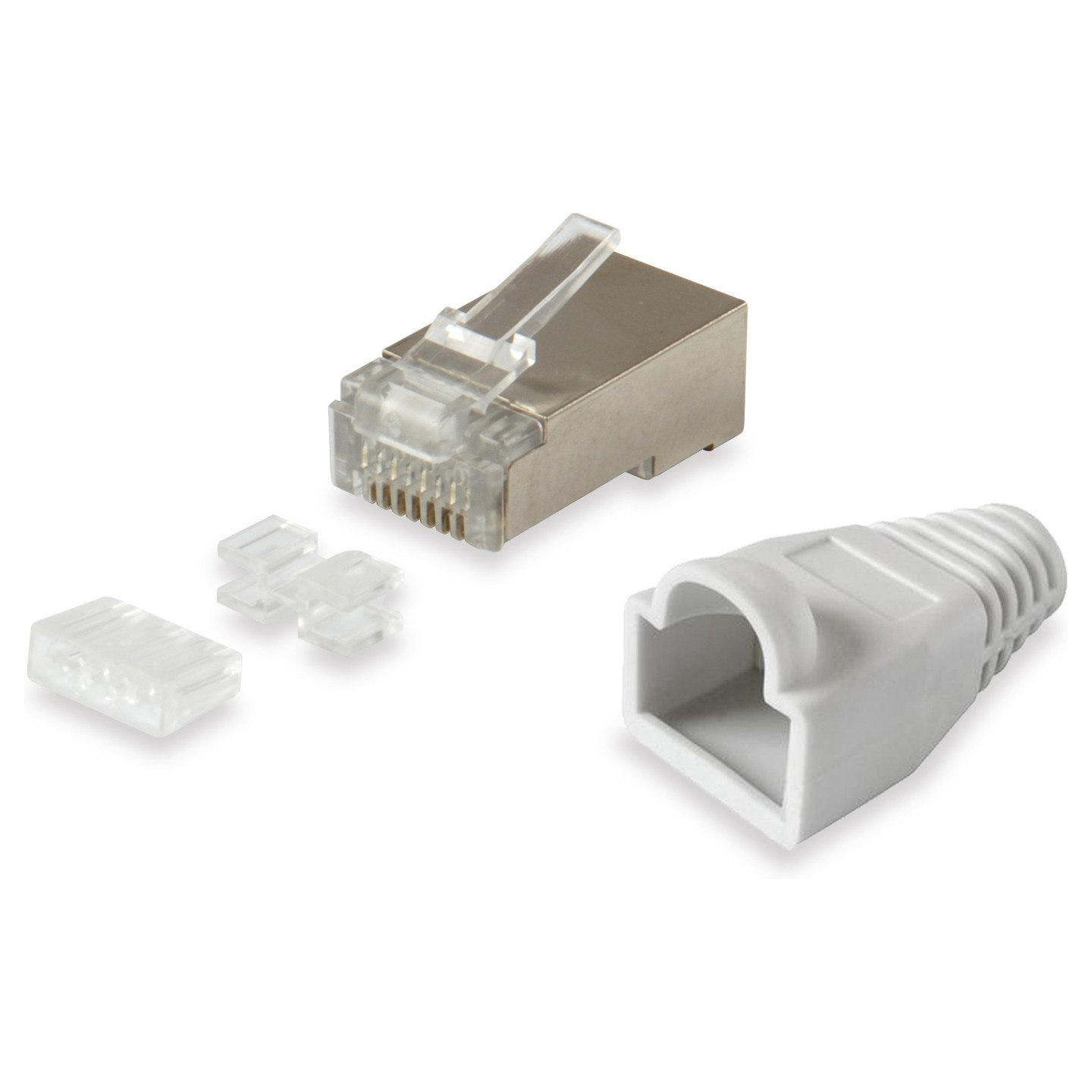Equip Stecker RJ45 Cat6 100STK mit Knickschutz u. Einf — Buy in Cyprus with Fast Delivery