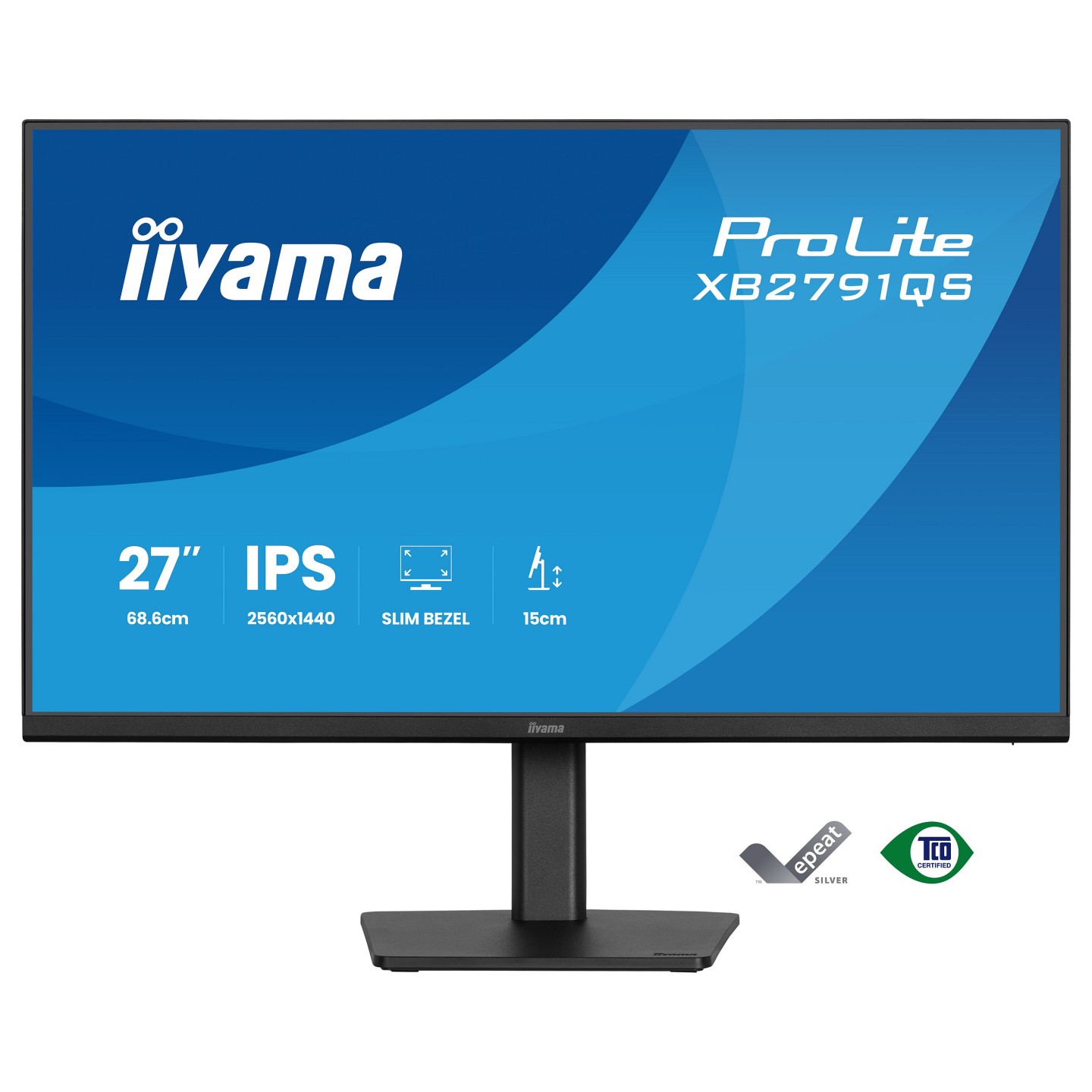 IIYAMA 68.5cm (27') XB2791QS-B1 16:9 HDMI+DP IPS — Buy in Cyprus with Fast Delivery