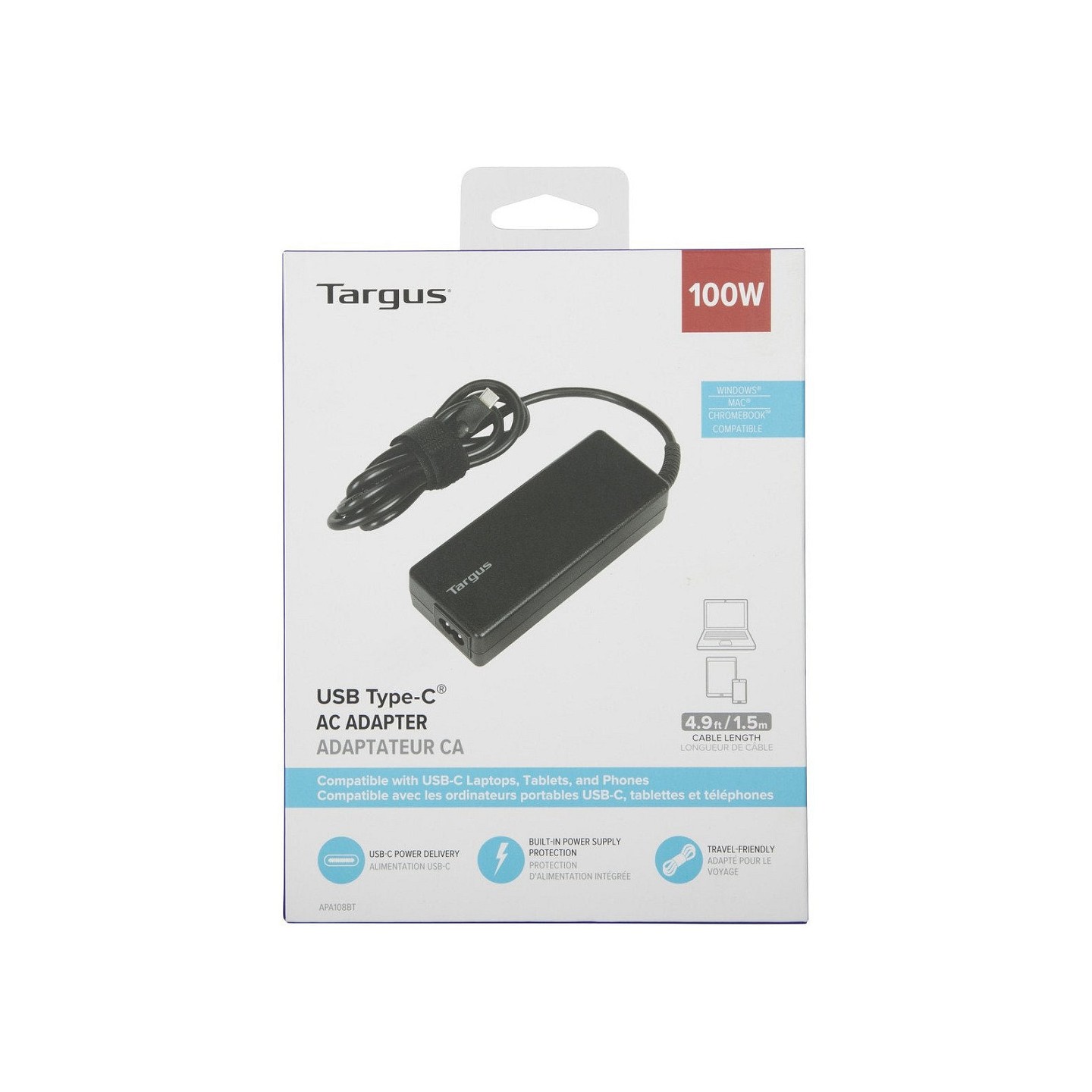 D TARGUS USB-C 100W PD CHARGER — Buy in Cyprus with Fast Delivery