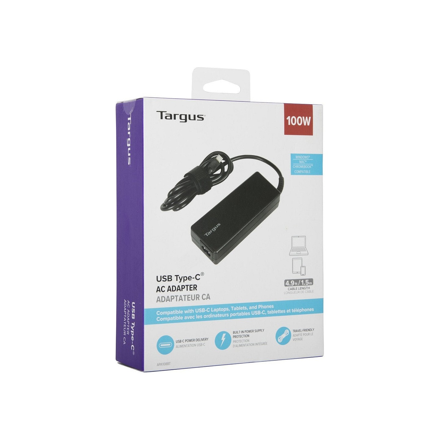 D TARGUS USB-C 100W PD CHARGER — Buy in Cyprus with Fast Delivery
