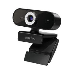 Logilink Webcam 1080p FHD Webcam + Mikrofon schwarz — Buy in Cyprus with Fast Delivery