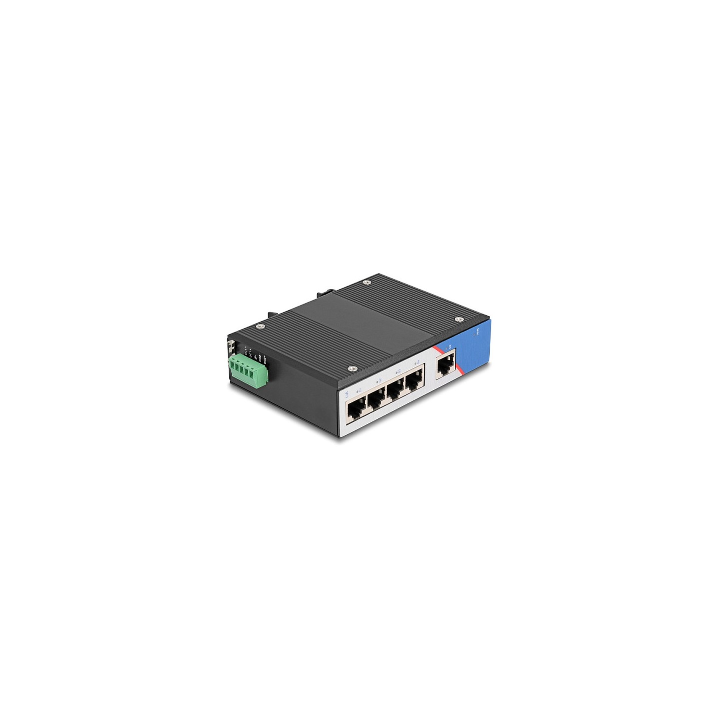 Industrie Gigabit Ethernet Switch 5 Port RJ45 für Hutschiene — Buy in Cyprus with Fast Delivery