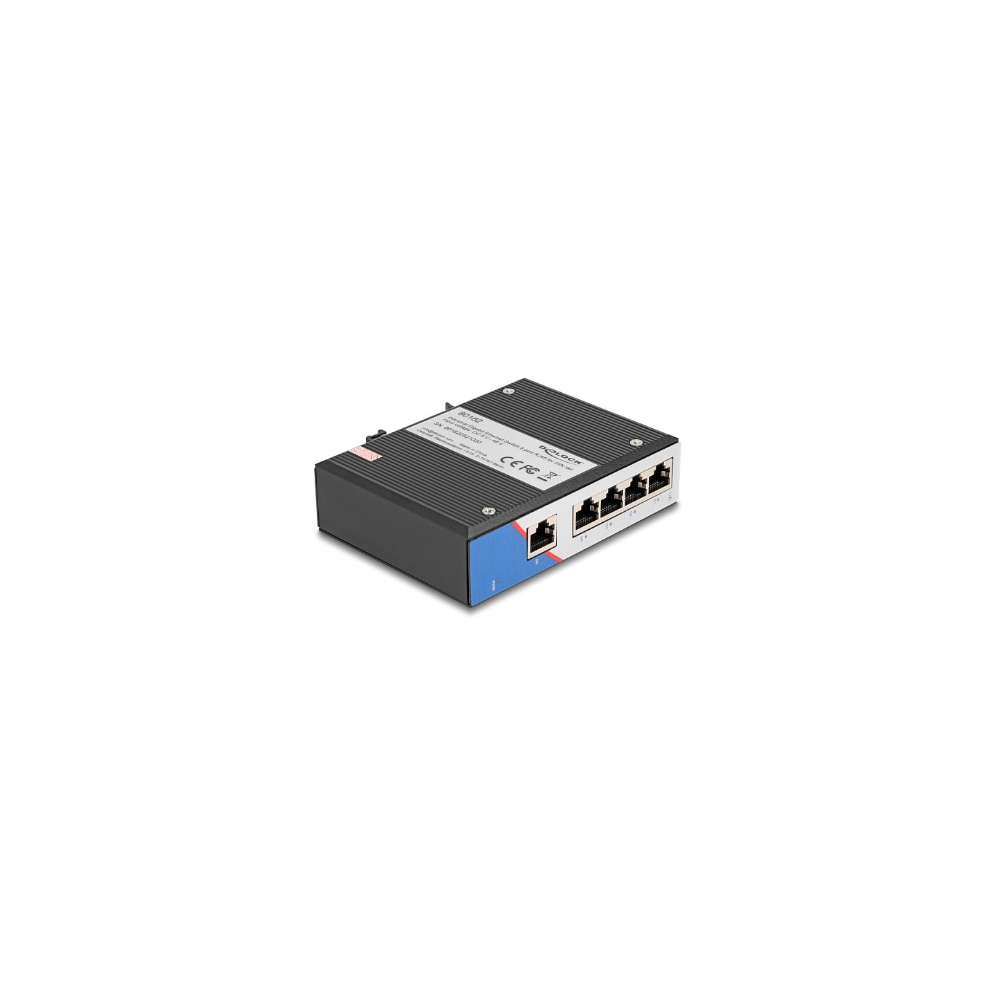 Industrie Gigabit Ethernet Switch 5 Port RJ45 für Hutschiene — Buy in Cyprus with Fast Delivery