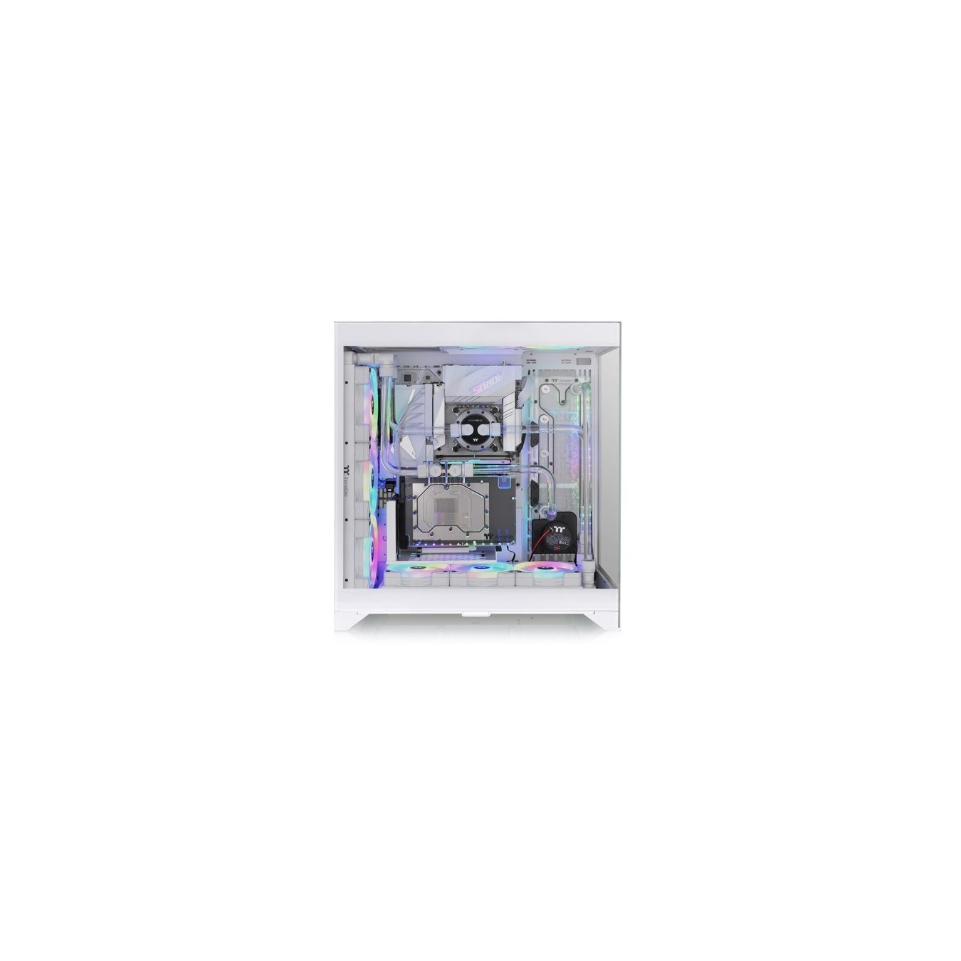 Thermaltake CTE E600 MX - Mid Tower Tempered Glass PC Case, White, E-ATX/ATX/mATX/mini-ITX Compatible