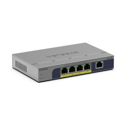 NETGEAR GS105P - Switch - unmanaged - 1 x 10 100 1000 + 4 x 10 100 1000 (PoE+) - Desktop. wandmontierbar - PoE+ (63 W)