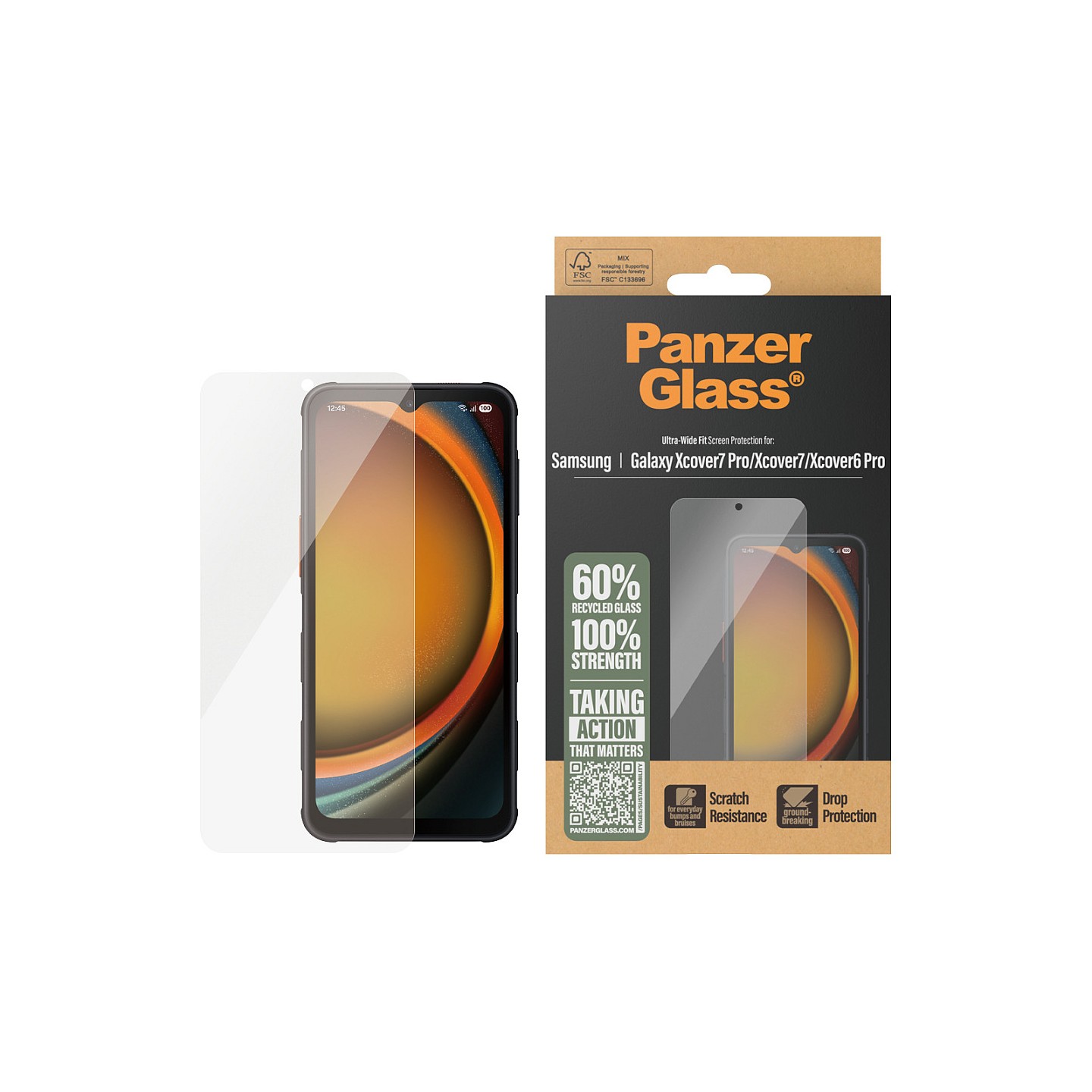 PanzerGlass Displayschutz Galaxy xCover7 Pro xCover7 xCover6 — Buy in Cyprus with Fast Delivery