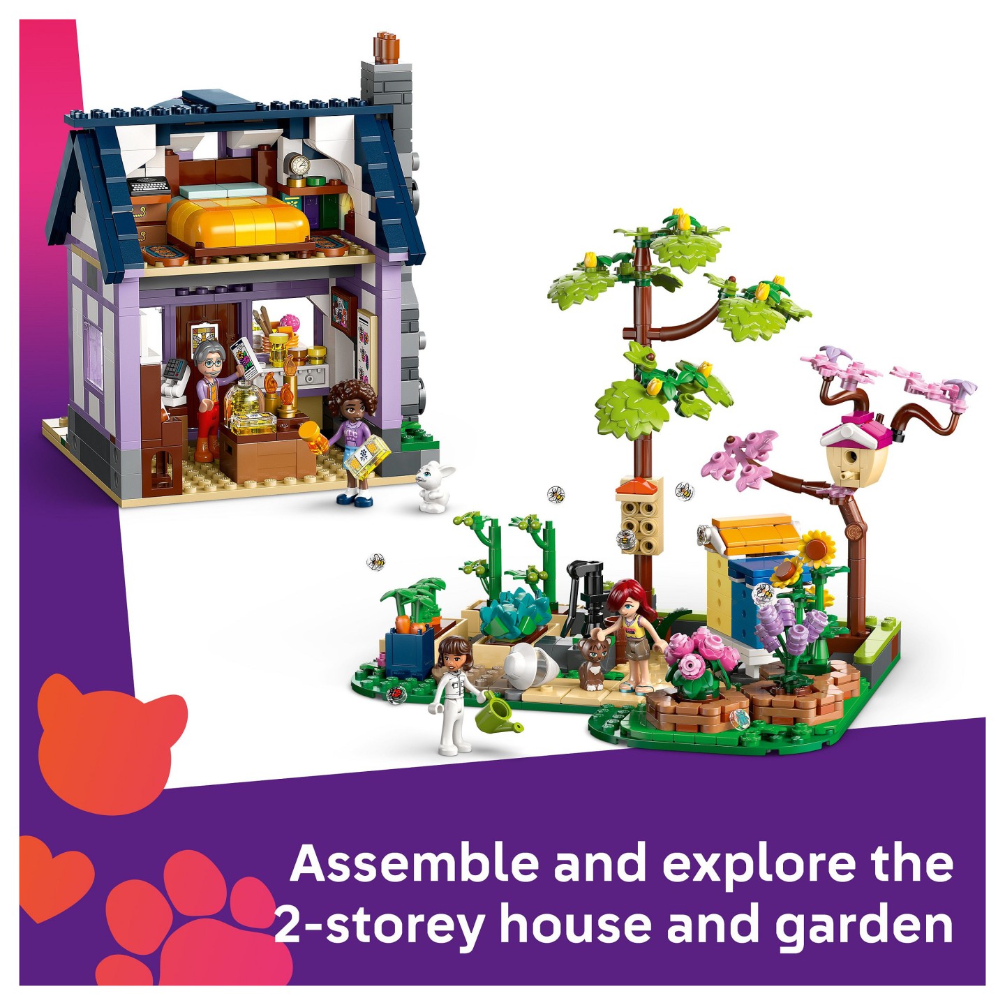 LEGO 42669 Friends Haus und Blumengarten der Imker — Buy in Cyprus with Fast Delivery