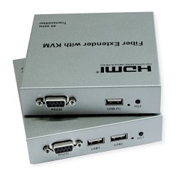 ROLINE KVM Verlngerung ber LWL. HDMI 4K. USB. 20 km — Buy in Cyprus with Fast Delivery