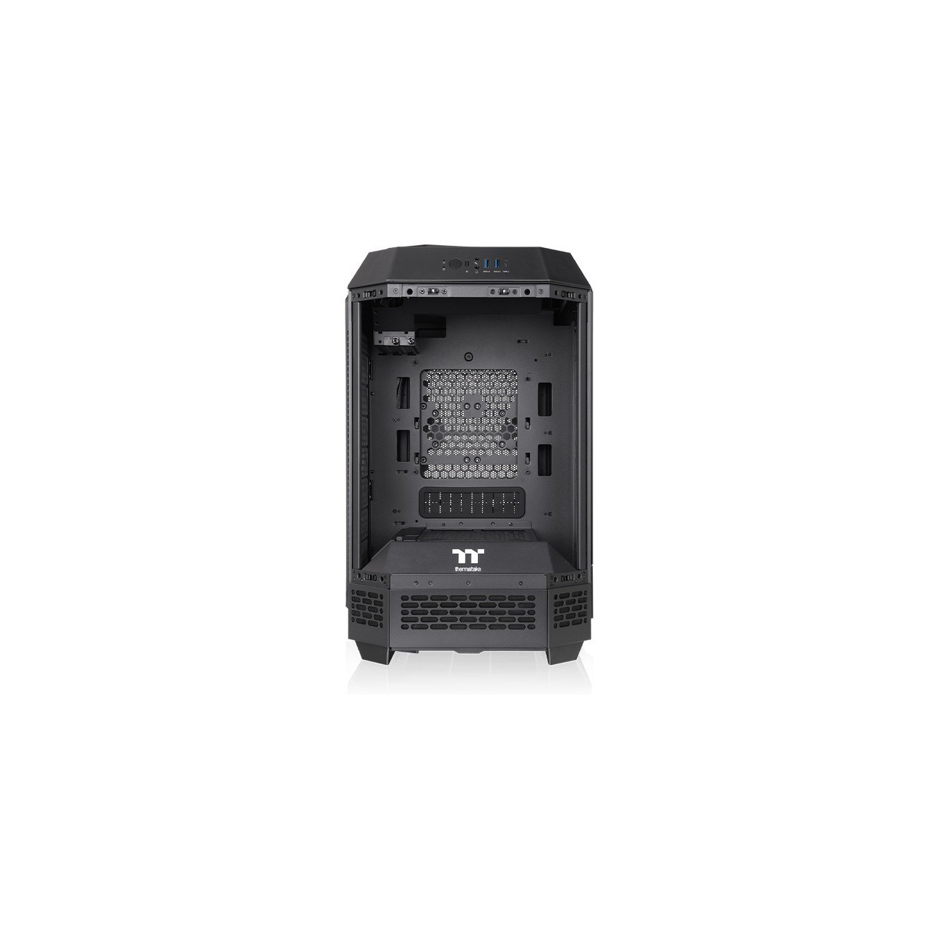 Thermaltake The Tower 250 - Mini-ITX PC Case, Black/White, 3.9" LCD, 360mm GPU Support — Buy in Cyprus with Fast Delivery