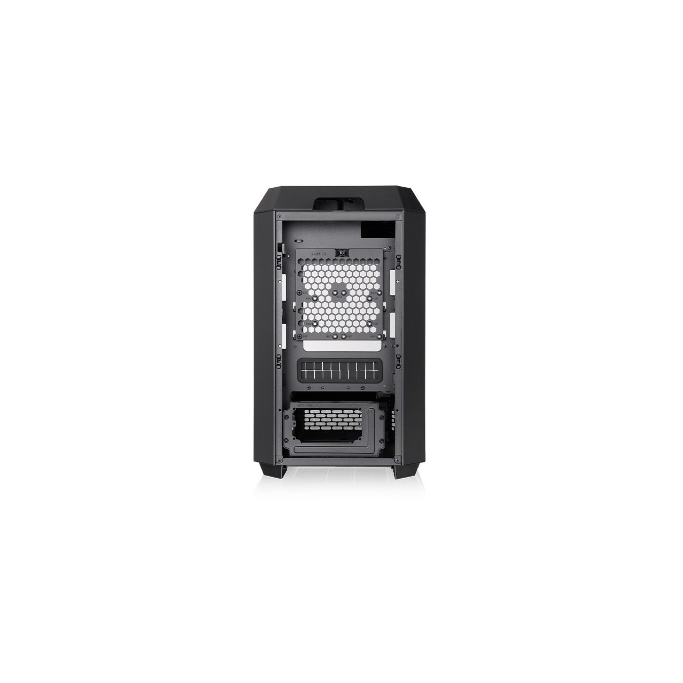Thermaltake The Tower 250 - Mini-ITX PC Case, Black/White, 3.9" LCD, 360mm GPU Support — Buy in Cyprus with Fast Delivery