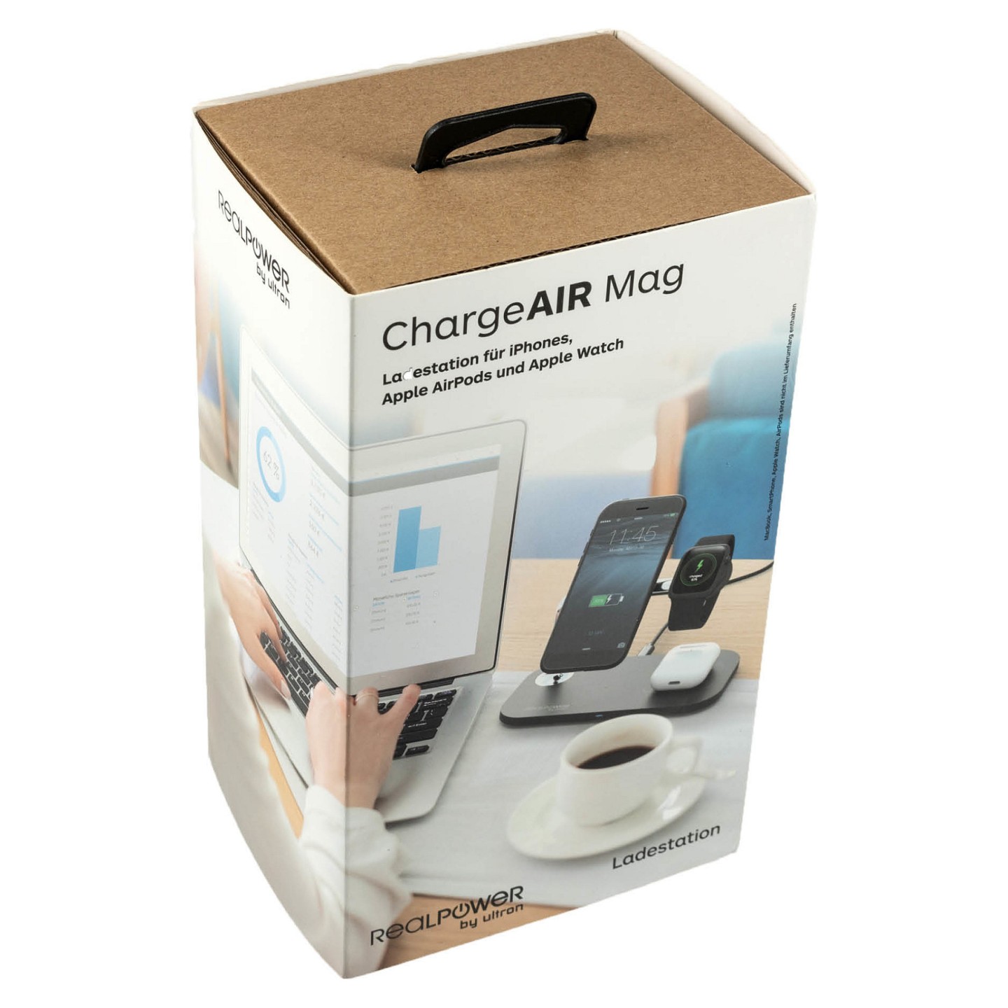 RealPower ChargeAir MAG Ladestation mit Magsafe schwarz — Buy in Cyprus with Fast Delivery