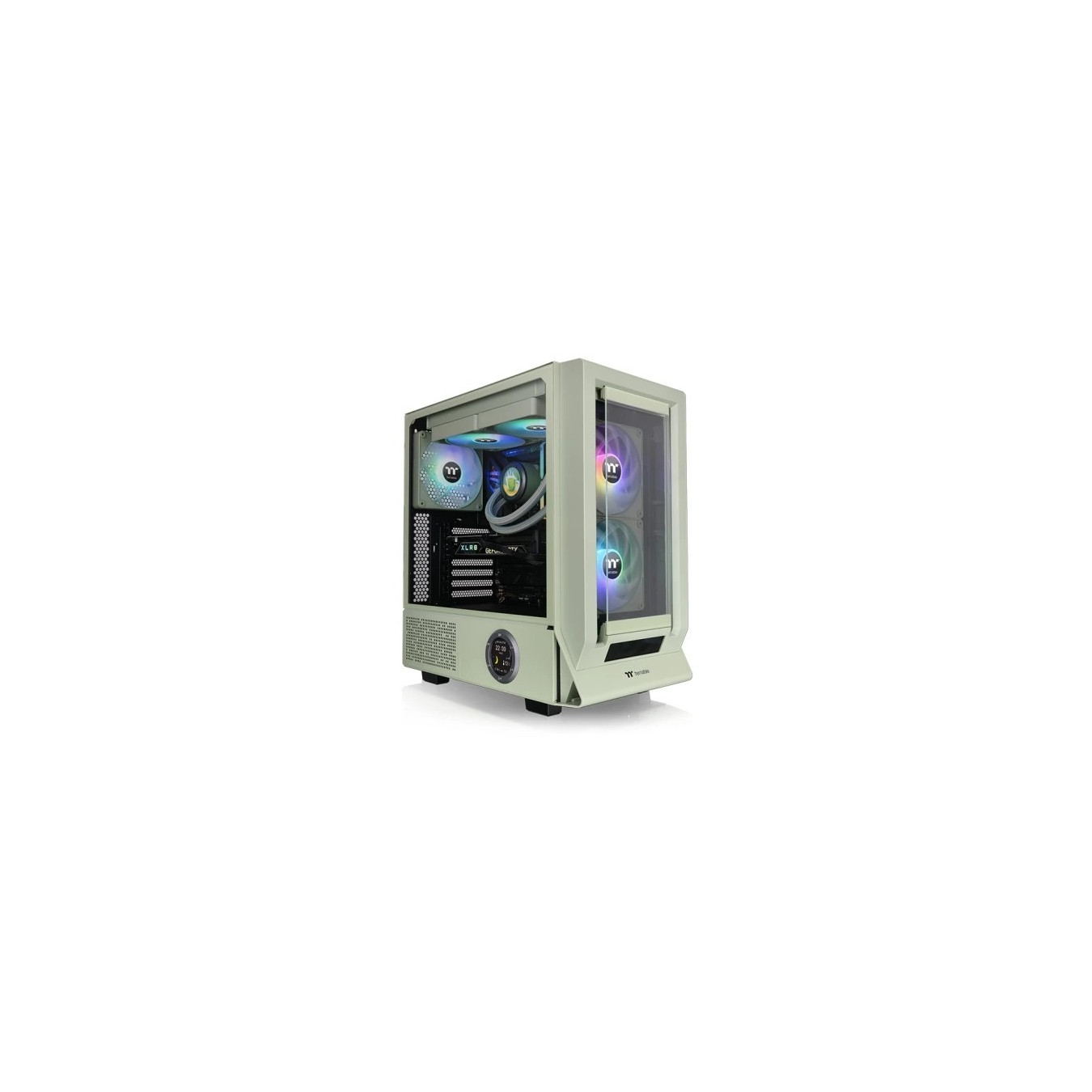 Thermaltake Ceres 350 MX Mid Tower PC Case - Matcha Green, ATX/E-ATX/mATX/Mini-ITX Compatible