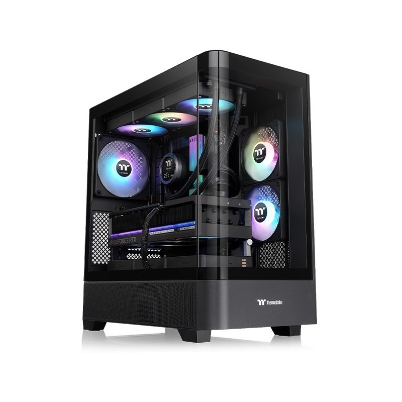 Buy Thermaltake View 290 TG ARGB - Mid Tower PC Case - Black, Tempered Glass, US... in Cyprus, Nicosia, Limassol, Larnaka, Pafos