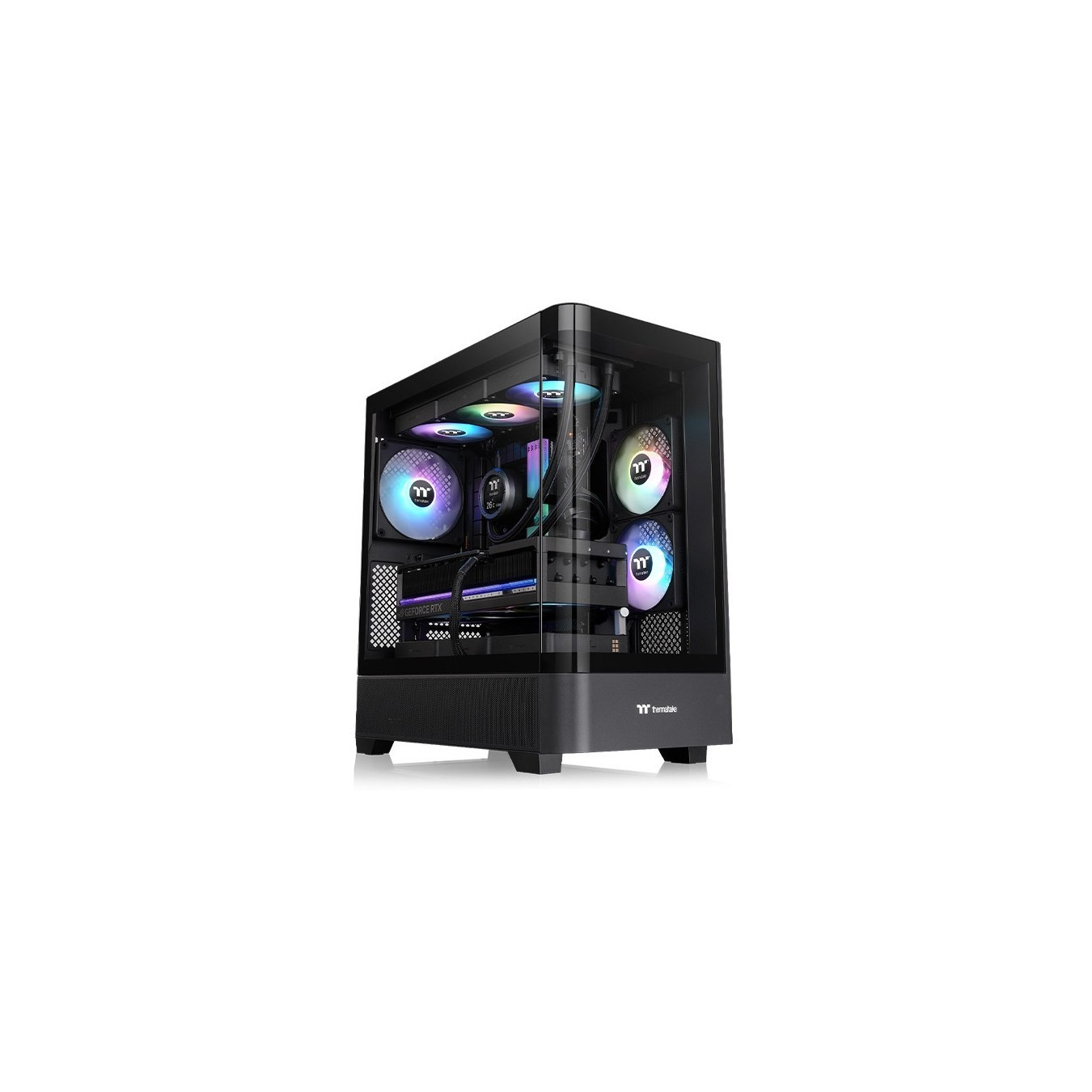 Thermaltake View 290 TG ARGB - Mid Tower PC Case - Black, Tempered Glass, USB-C, ARGB — Buy in Cyprus with Fast Delivery