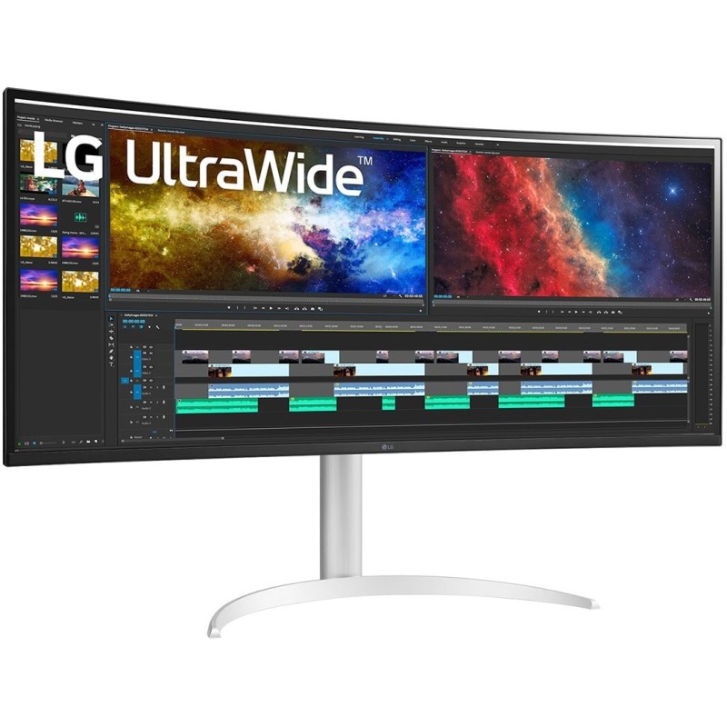 Buy LG UltraWide 38BQ85C-W - 38in UW 3840x1600 IPS 21:9 HDR10 USB-C 90W White in Cyprus, Nicosia, Limassol, Larnaka, Pafos