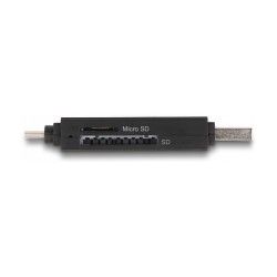 Delock Card Reader SuperSpeed USB 5 Gbps USB Type-CTM Typ-A für SD und Micro SD Speicherkarten