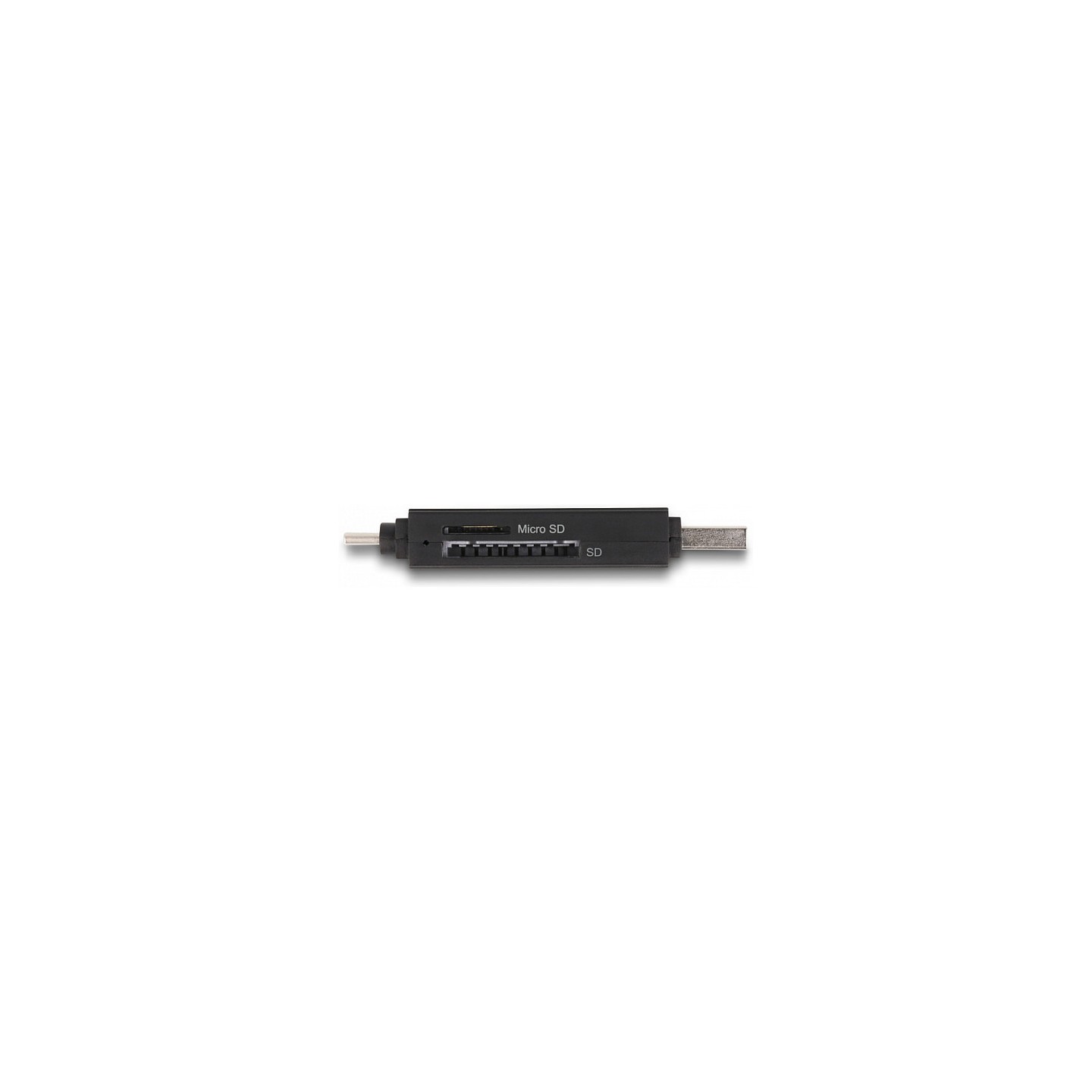Delock Card Reader SuperSpeed USB 5 Gbps USB Type-CTM Typ-A für SD und Micro SD Speicherkarten