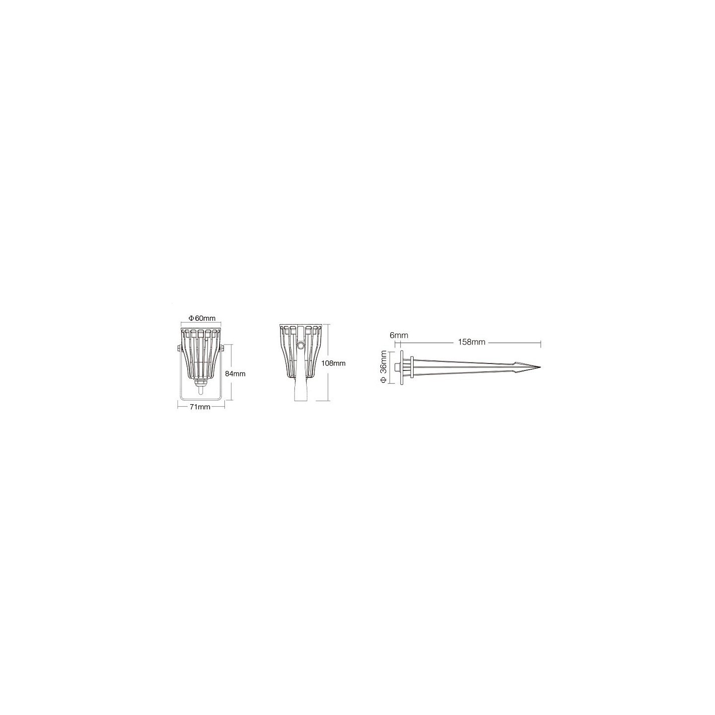 Synergy 21 LED garden lamp 6W RGB-CCT with radio and WiFi IP66 Zigbee+ (FUTC04ZR) — Buy in Cyprus with Fast Delivery