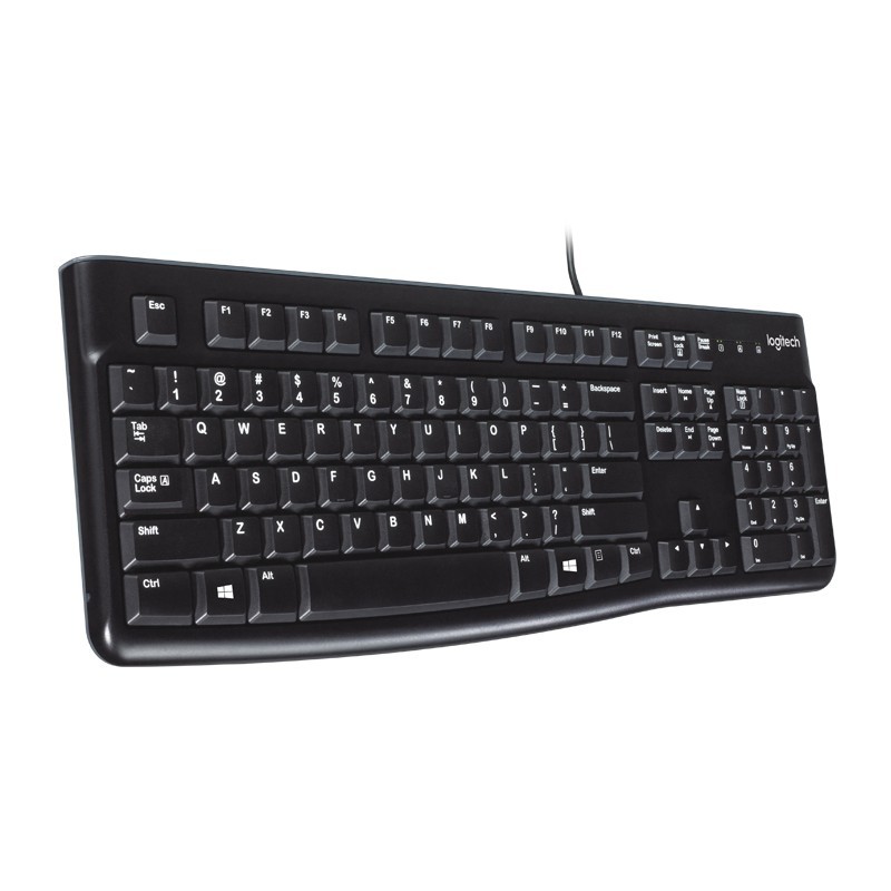 Buy Logitech K120 - Wired USB Full-Size Keyboard - Spanish (ES) Layout, Black in Cyprus, Nicosia, Limassol, Larnaka, Pafos