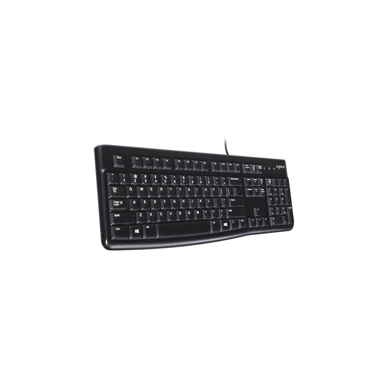 Logitech K120 - Wired USB Full-Size Keyboard - Spanish (ES) Layout, Black — Buy in Cyprus with Fast Delivery