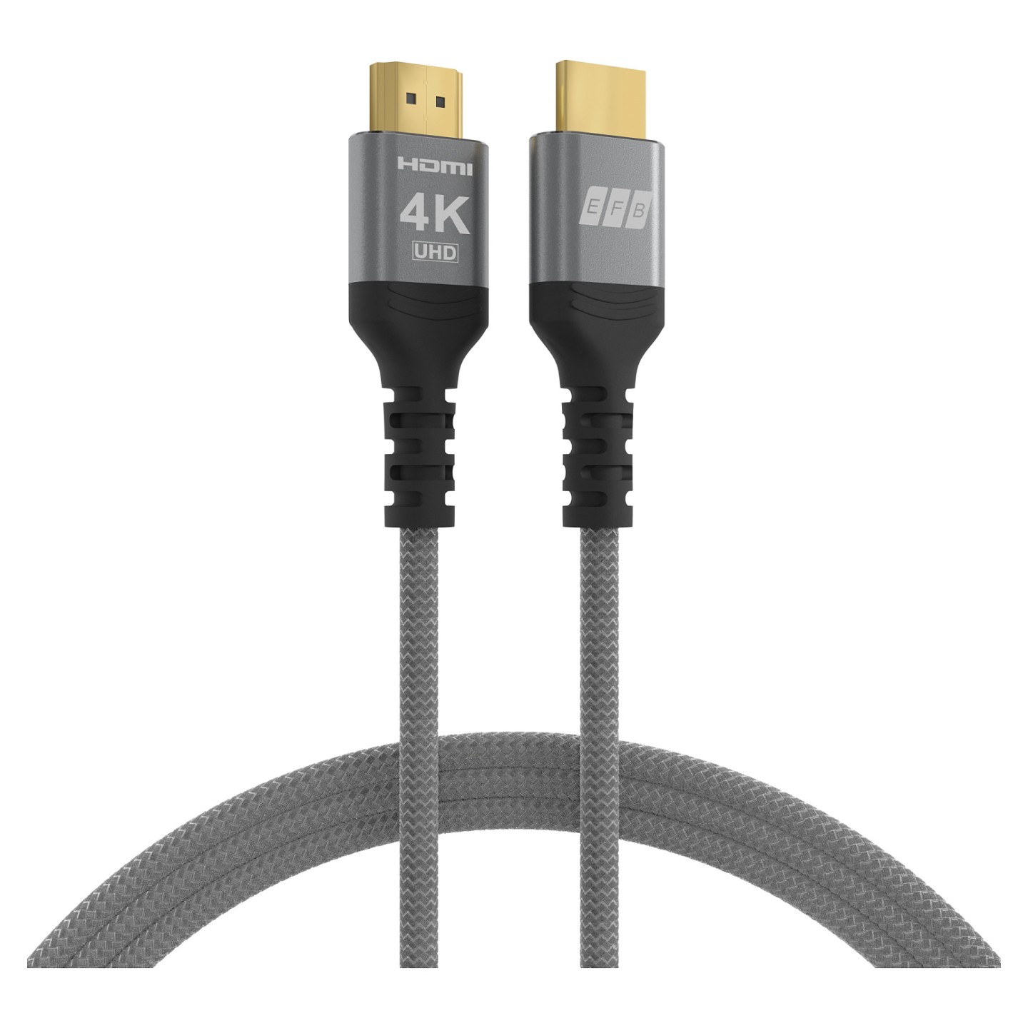 EFB HDMI Kabel High-Speed m. Ethernet 4K60Hz 5.0m grau — Buy in Cyprus with Fast Delivery
