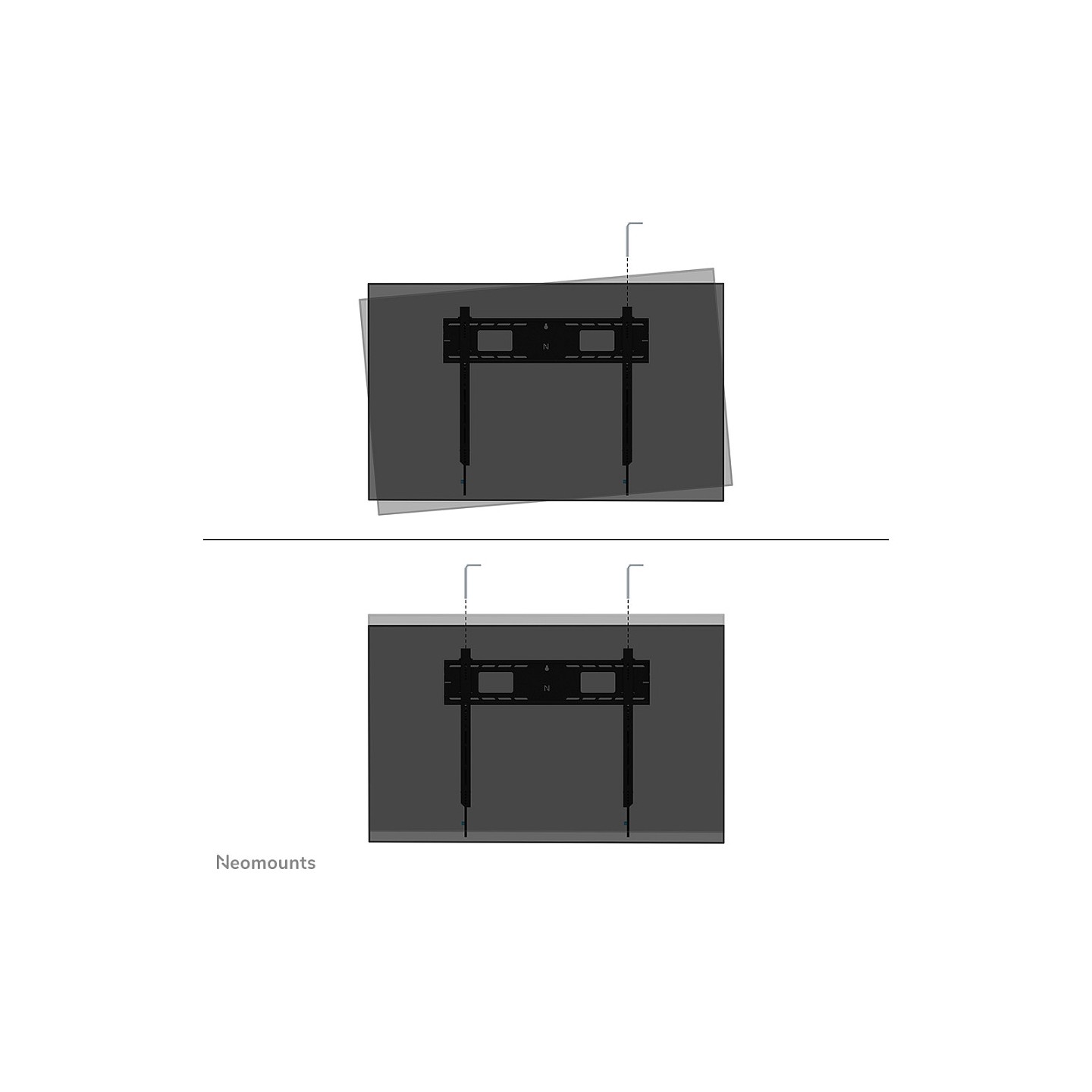 Neomounts LEVEL-750 WL35-750BL18 neigbare Wandhalterung — Buy in Cyprus with Fast Delivery