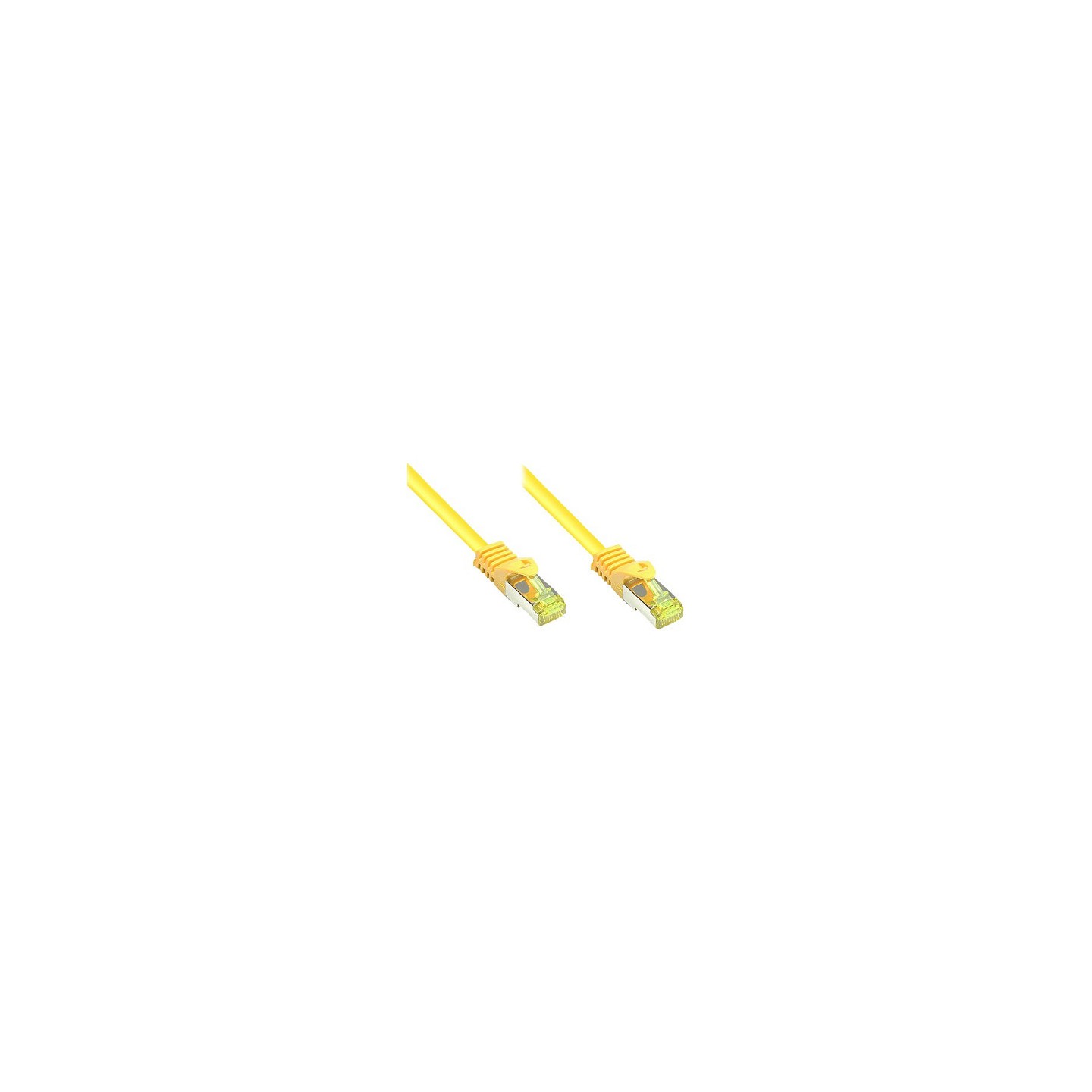 GoodConnections RJ45 Patchkabel mit Cat. 7 Rohkabel und Rastnasenschutz (). S FTP. PiMF. halogenfrei. 500MHz. OFC. ge...