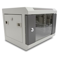 10? Netzwerkschrank mit Glastür 4 HE grau — Buy in Cyprus with Fast Delivery