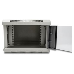 10? Netzwerkschrank mit Glastür 4 HE grau — Buy in Cyprus with Fast Delivery