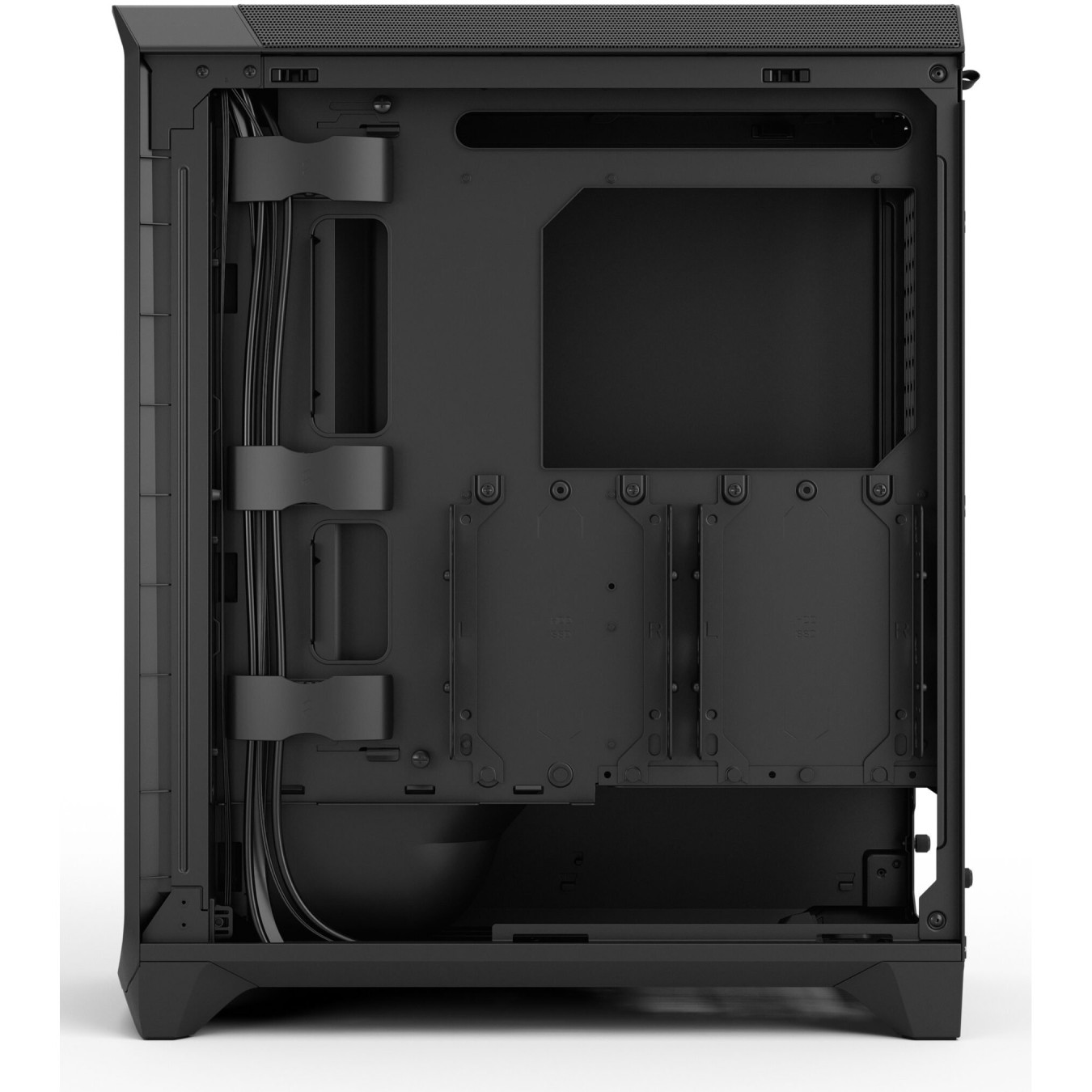Fractal Design Meshify 3 - Mid Tower PC Case - Black Steel, E-ATX/ATX/mATX/Mini-ITX, 349mm GPU, USB-A + USB-C