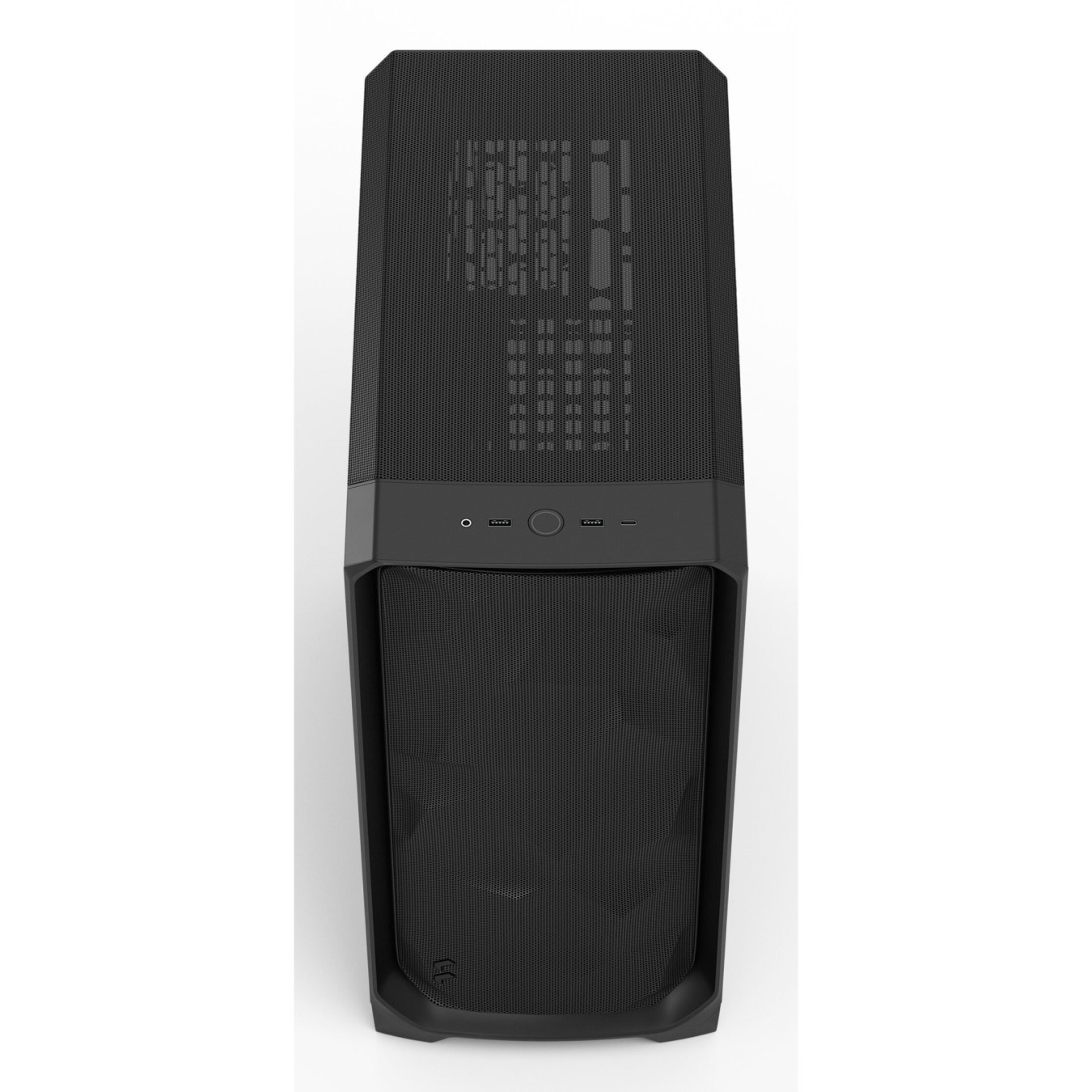 Fractal Design Meshify 3 - Mid Tower PC Case - Black Steel, E-ATX/ATX/mATX/Mini-ITX, 349mm GPU, USB-A + USB-C
