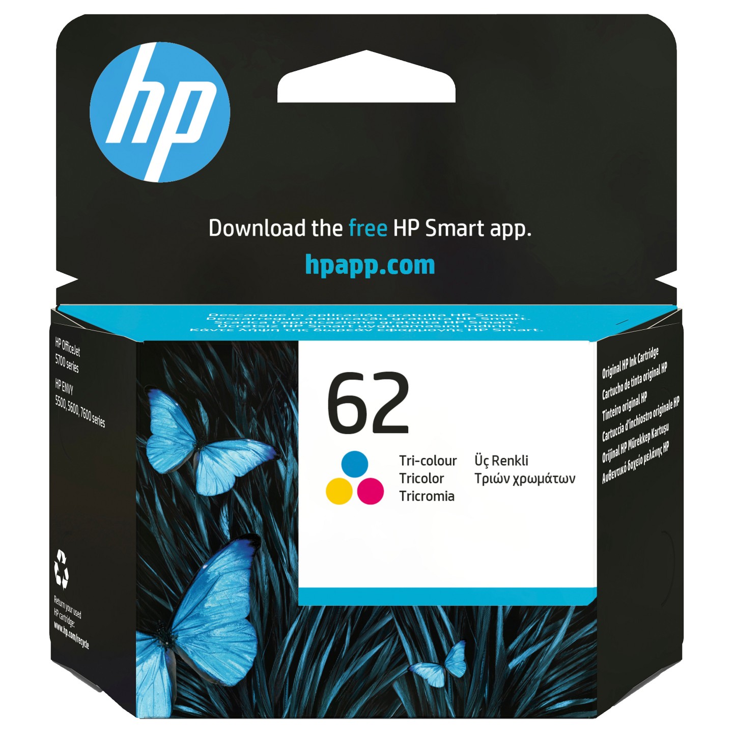 HP 62 TRI-COLOR INK CARTRIDGE — Buy in Cyprus with Fast Delivery