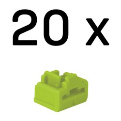 LINDY RJ45 Port Schlösser grün. 20 Stück — Buy in Cyprus with Fast Delivery