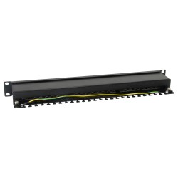 Equip Patchpanel 24x RJ45 Cat6 19' FTP 1HE ISO IEC schwarz — Buy in Cyprus with Fast Delivery